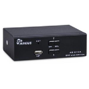 Inter-Tech Argus KVM-AS-21DA - KVM-/Audio-Switch - USB